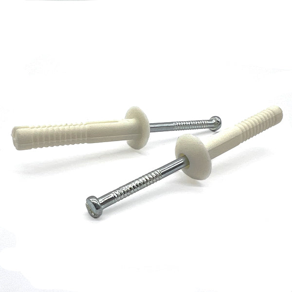 1/4"x1" Mushroom Head Nylon Nail Anchors