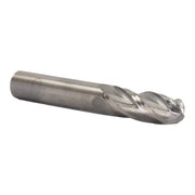 1/2" Carbide 4 Flute Single End Ball End Mill