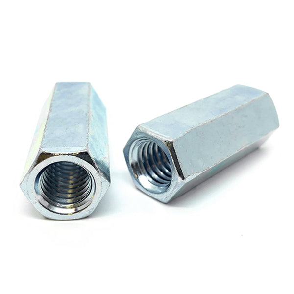 M8-1.25x24 Class 6 Coupling Nuts Zinc
