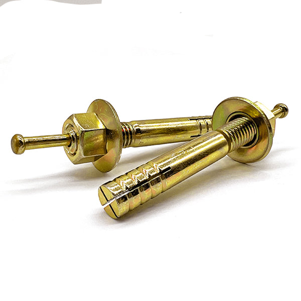 3/8"-16x2-3/8" Pin Drive Expansion Anchors Zinc Yellow
