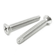 #8-32x1/2" 410 Stainless Steel Phillips Flat Head Type F Thread Cutting Screws