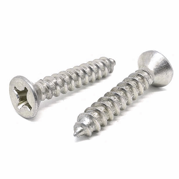 #8x3/4" Stainless Steel Phillips Flat Head Type A Self Tapping Screws