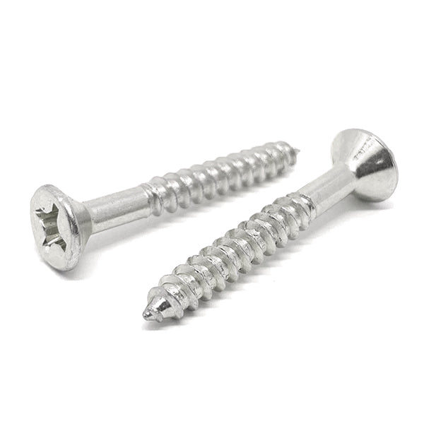 #6x3/4" Stainless Steel Phillips Flat Head Wood Screws