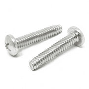 #6-32x3/8" 410 Stainless Steel Phillips Pan Head Type F Thread Cutting Screws