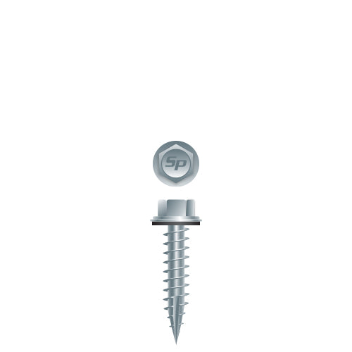 #14 Strong-Point Hex Washer Head w/ Washer 14-10 x 2, Type '17', Strong-Shield