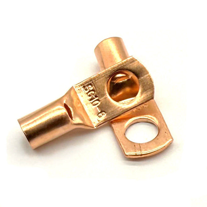 Copper Lug Terminal 8AWG, M6 (1/4") Hole, SC10-6