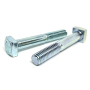 3/8"-16x4" Square Head Bolts Grade A307 Zinc Clear
