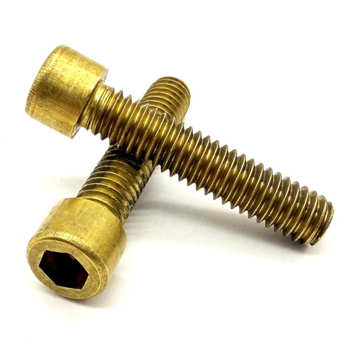 5/16"-18x1/2" Brass Socket Head Cap Screw