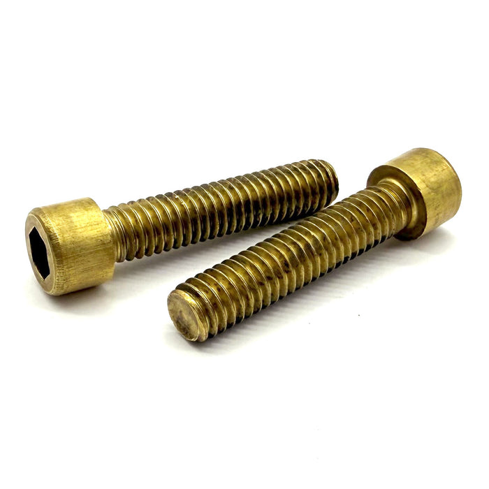 #10-24x1/2" Brass Socket Head Cap Screw