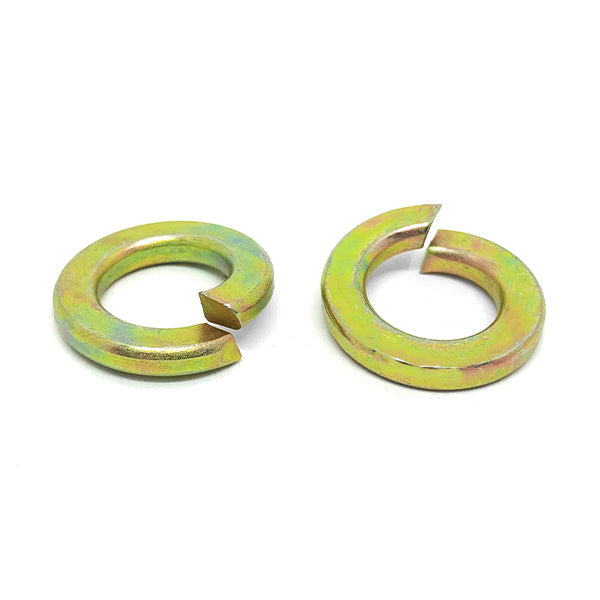 5/16" Alloy Split Lock Washers Zinc Yellow (USA Made)