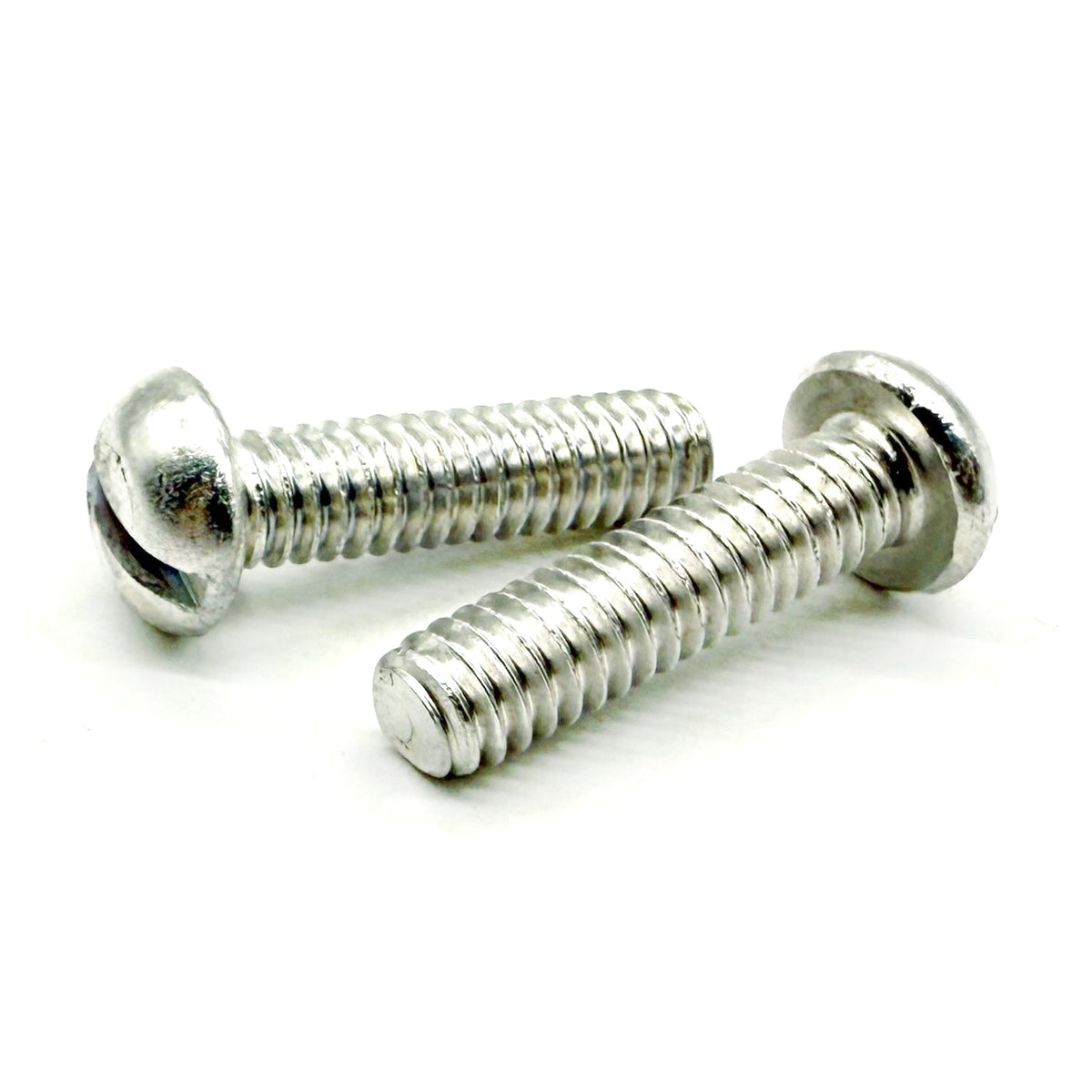 #10-24x1" Aluminum Slotted Round Head Machine Screw