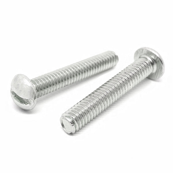 #8-32x5/8" Stainless Steel Slotted Round Head Machine Screws Steel