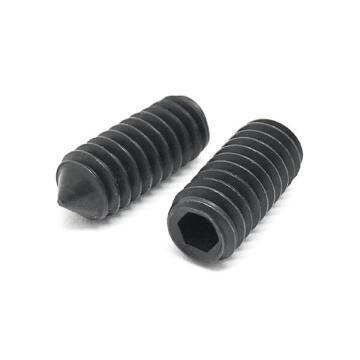 5/8-11x5/8" Alloy Cone Point Allen Socket Set Screw Black Oxide