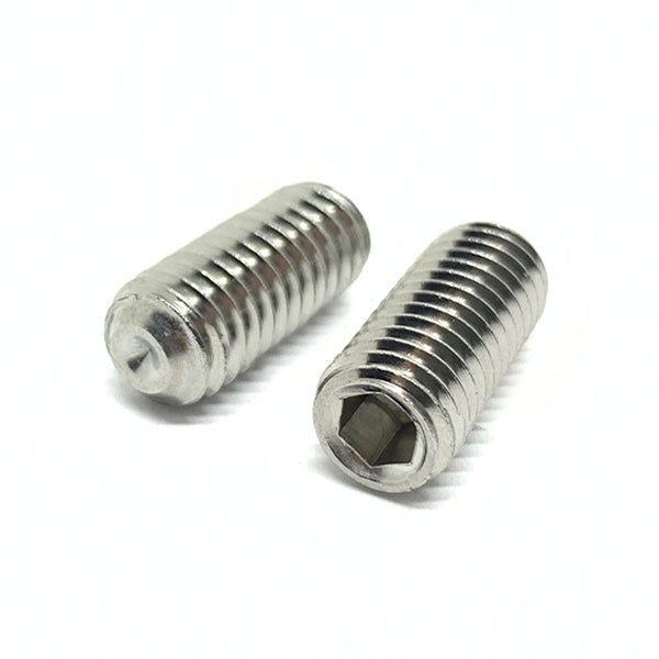 #8-32x1" Stainless Steel Cup Point Allen Socket Set Screw