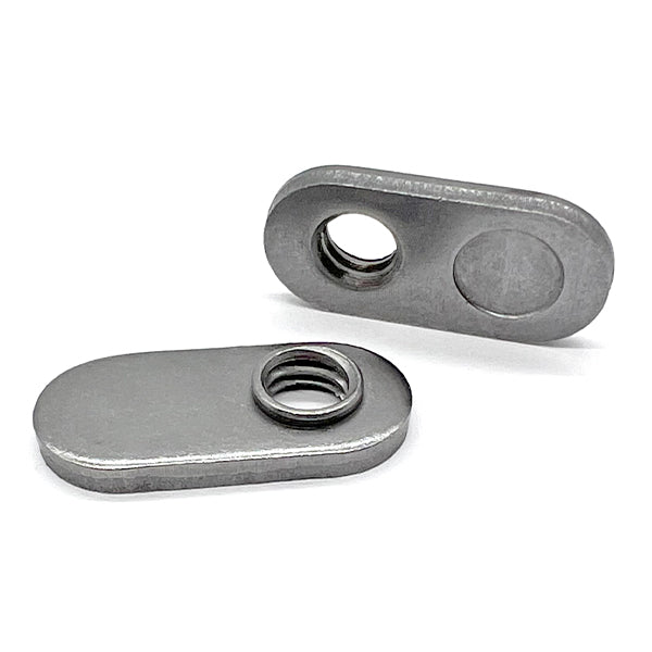 1/4"-20 Single Tab Spot Weld Nuts w/ Target