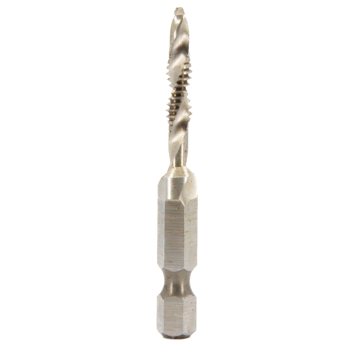 #10-32 UNF Combined Drill Tap and Countersink with 1/4" Quick Change Hex Shank