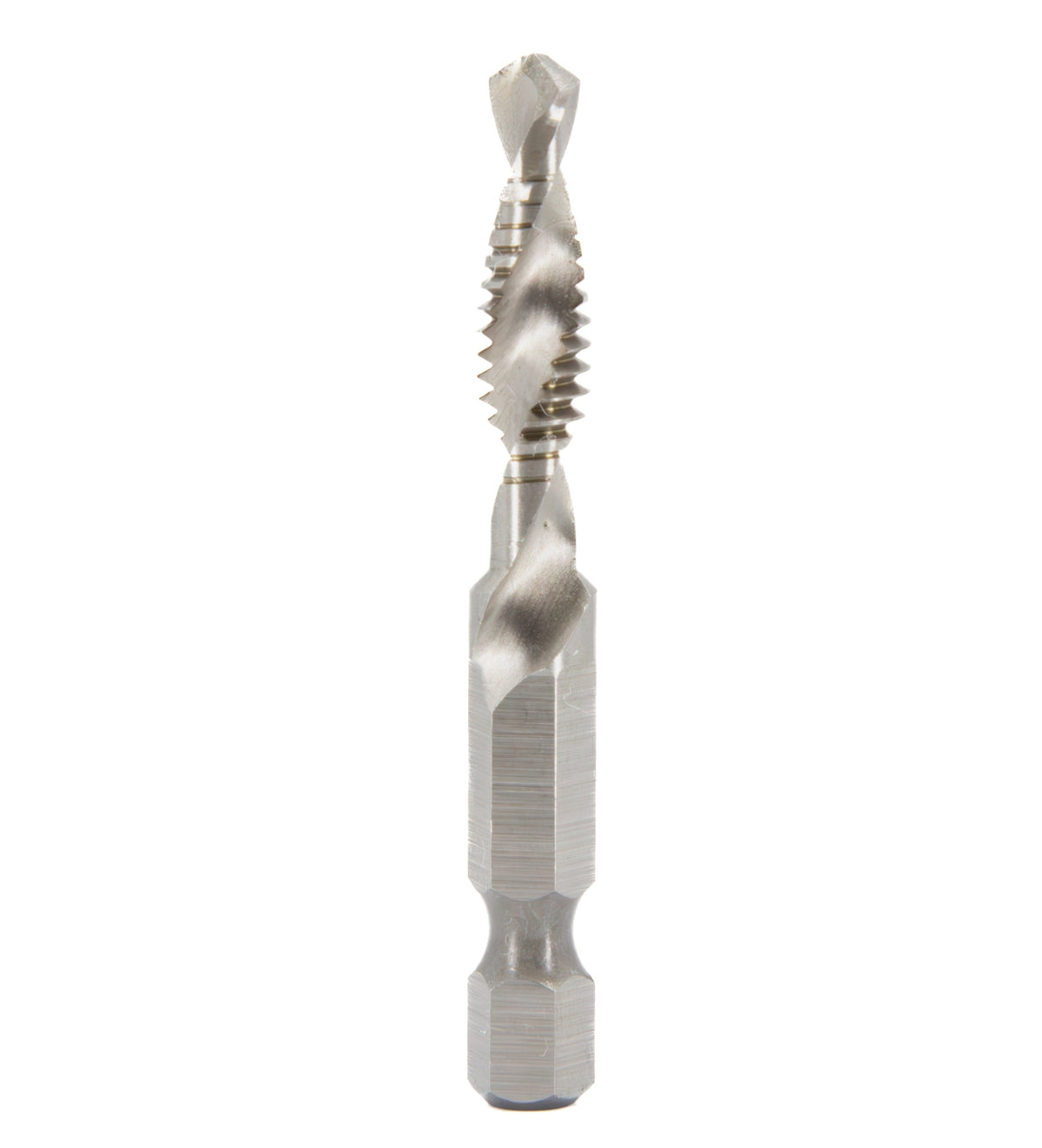 1/4"-20 UNC Combined Drill Tap and Countersink with 1/4" Quick Change Hex Shank