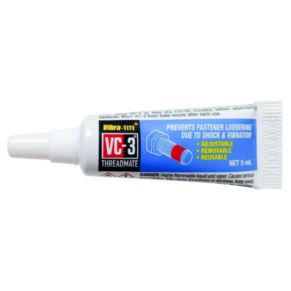 Vibra-Tite VC-3 Threadmate, Reusable Threadlocker, 5ml Metal Tube
