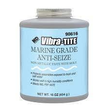 Vibra-Tite 906, Marine Grade Anti-Seize, 16oz Brush can