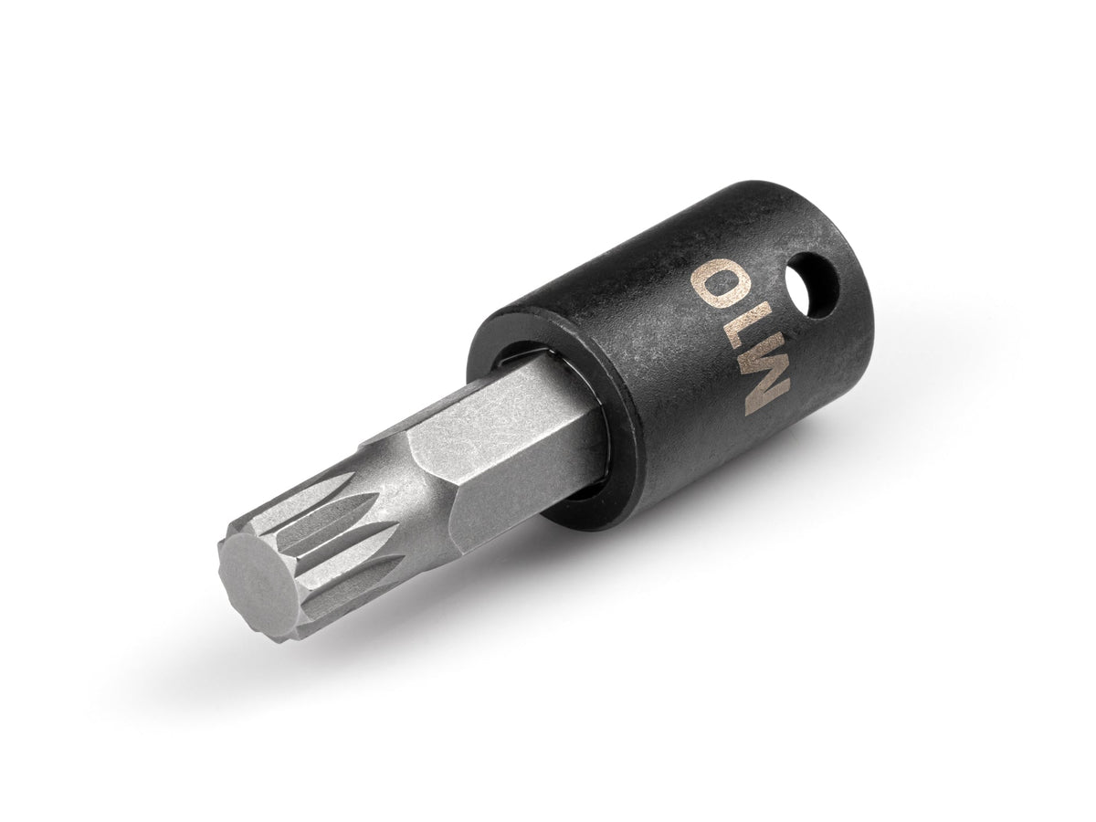 3/8 Inch Drive x M10 Triple Square Impact Bit Socket