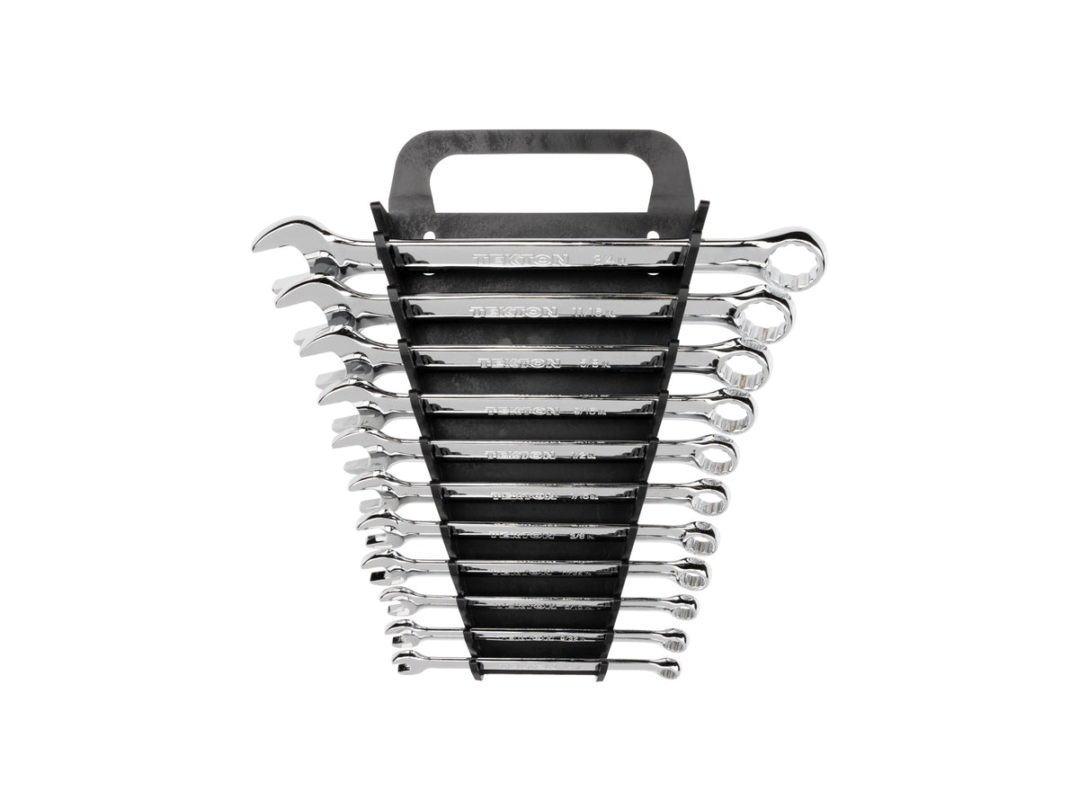 Combination Wrench Set with Holder, 11-Piece (1/4-3/4 in.)