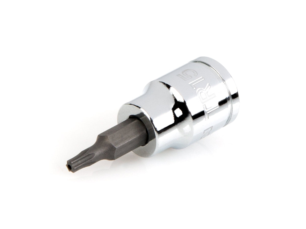 3/8 Inch Drive x TR15 Tamper-Resistant Torx Bit Socket