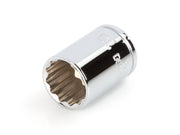 1/4 Inch Drive x 13 mm Shallow 12-Point Socket