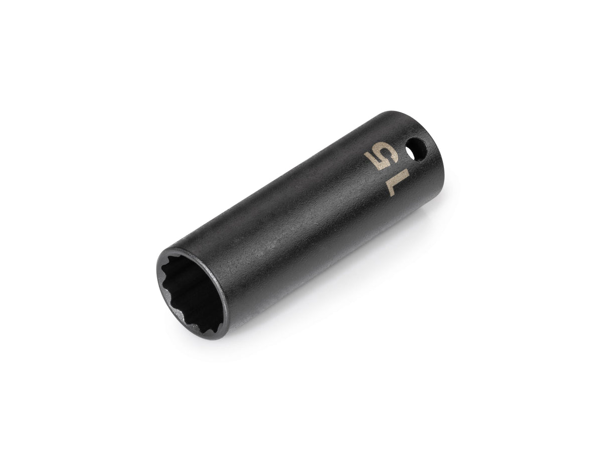 3/8 Inch Drive x 15 mm Deep 12-Point Impact Socket