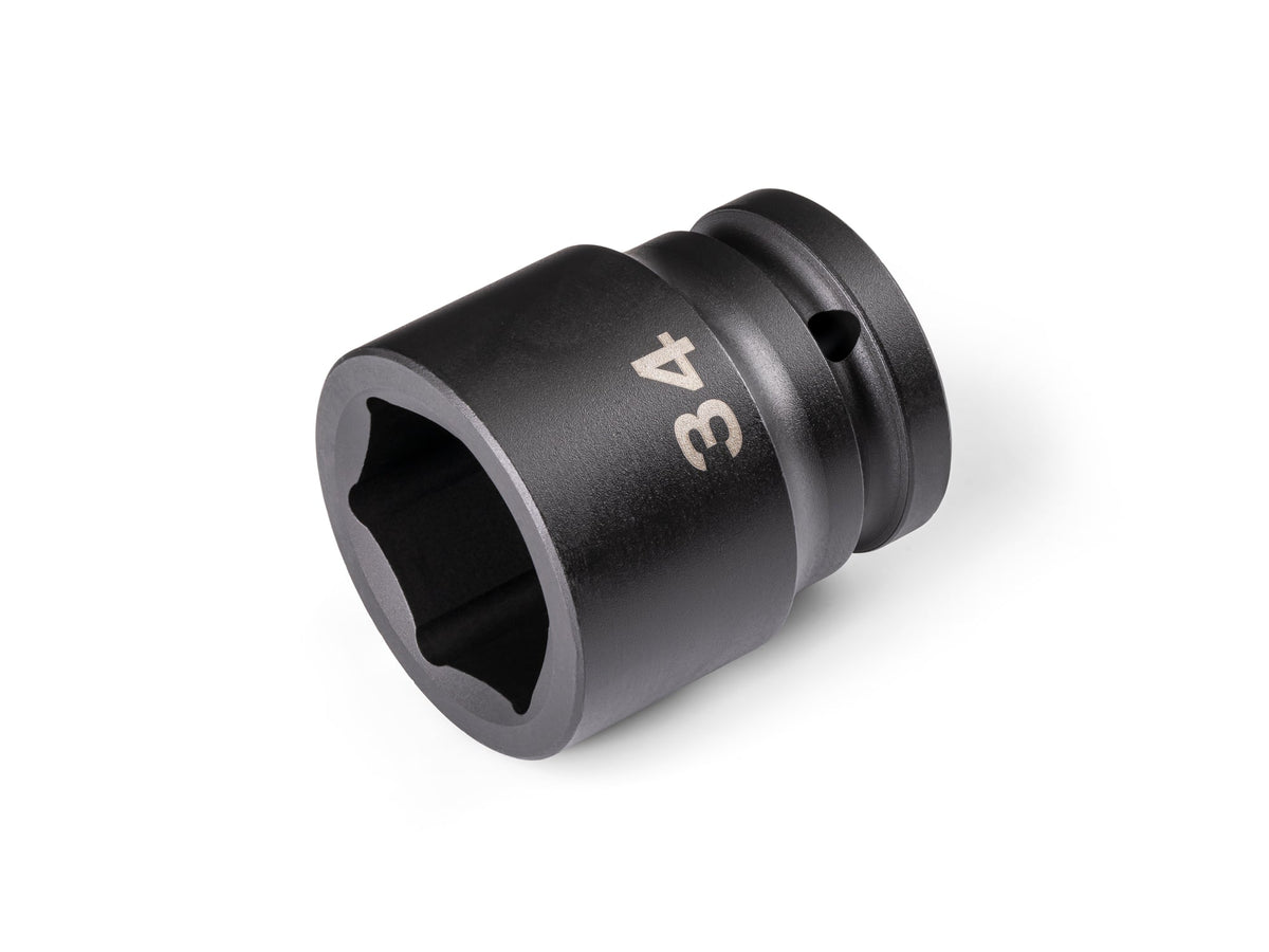 3/4 Inch Drive x 34 mm Shallow 6-Point Impact Socket