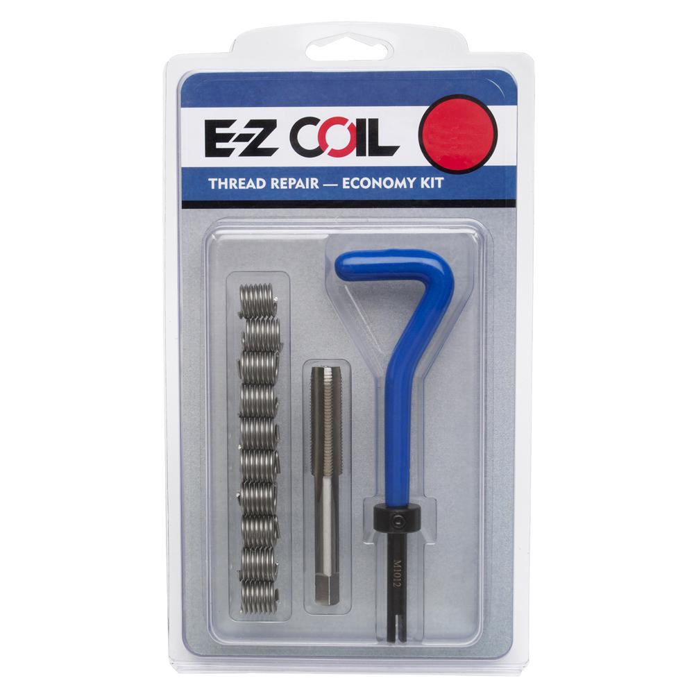 M8-1.25 Stainless Steel Threaded Coil Insert Economy Repair Kit with Inserts, Tap, and Install Tool