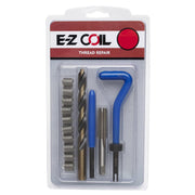M10-1.25 Stainless Steel Threaded Coil Insert Standard Repair Kit with Inserts, Drill Bit, Tap, Install Tool, and Tang Remover