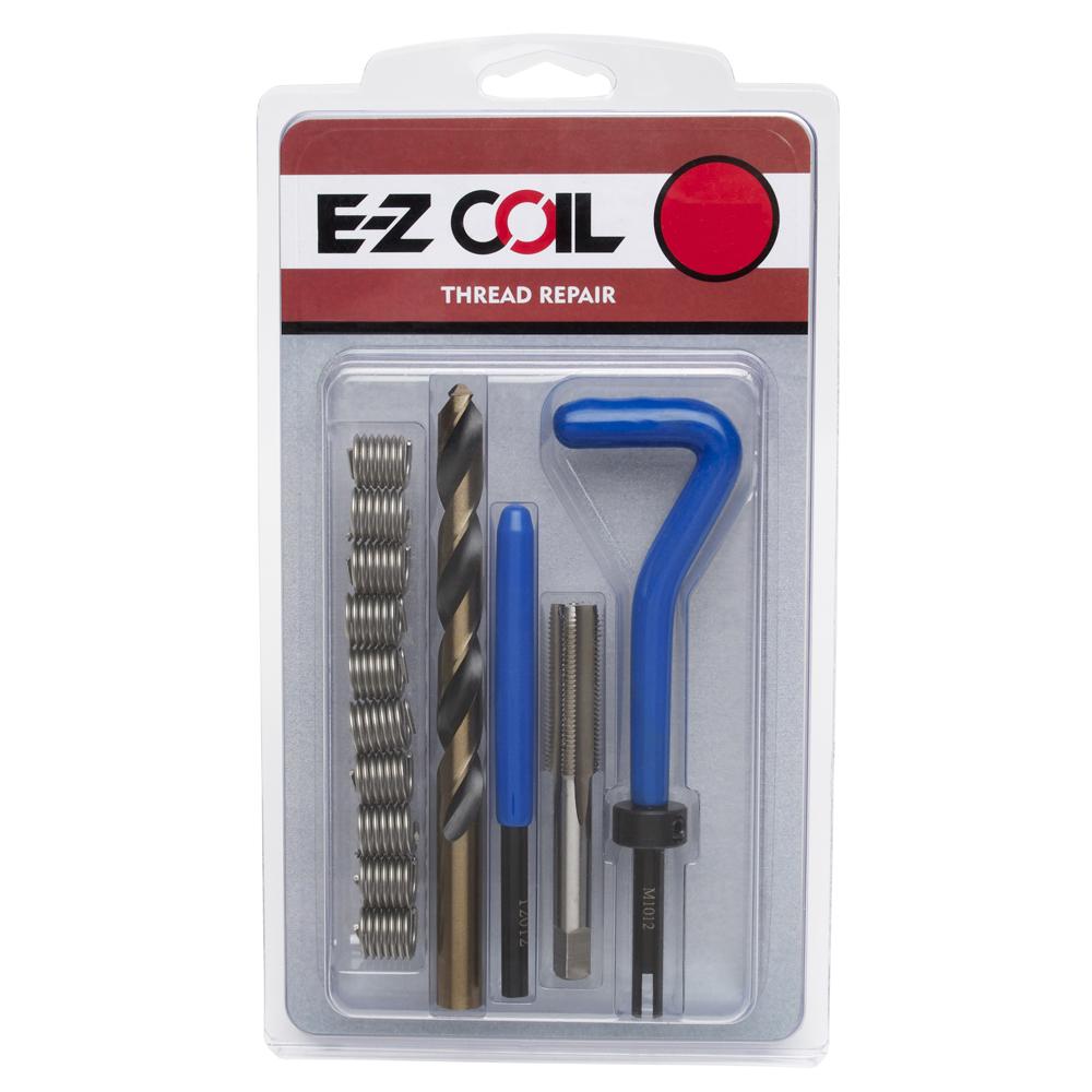 1/4"-20 Stainless Steel Threaded Coil Insert Standard Repair Kit with Inserts, Drill Bit, Tap, Install Tool, and Tang Remover