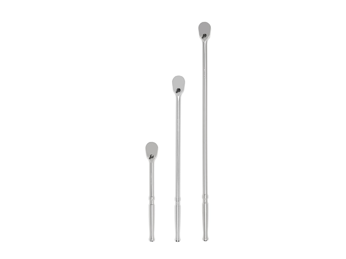 1/2 Inch Drive Non-Quick-Release Ratchet Set, 3-Piece (10-1/2, 18, 24 in.)
