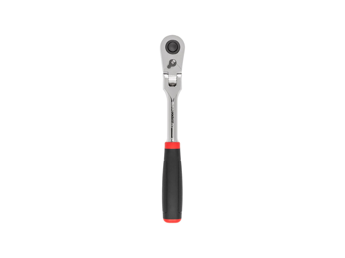 1/2 Inch Drive x 10-1/2 Inch Flex Head Quick-Release Comfort Grip Ratchet