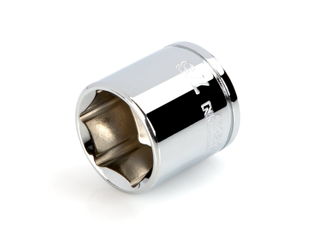 3/8 Inch Drive x 7/8 Inch Shallow 6-Point Socket