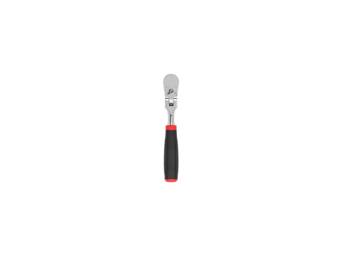 1/4 Inch Drive x 6 Inch Flex Head Non-Quick-Release Comfort Grip Ratchet