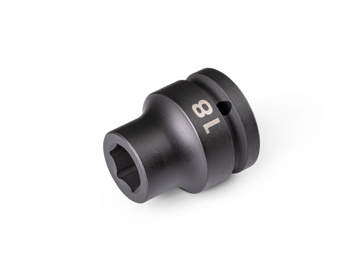 3/4 Inch Drive x 18 mm Shallow 6-Point Impact Socket
