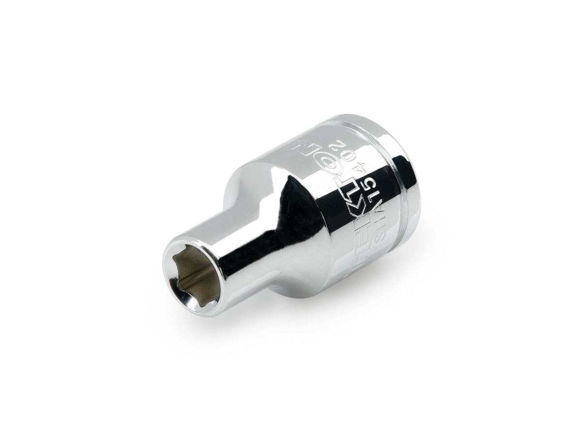 3/8 Inch Drive x 1/4 Inch Magnetic Hex Bit Holder Socket
