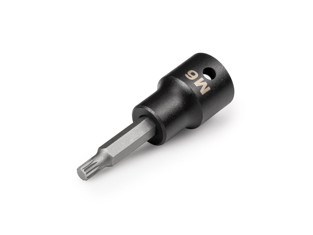 1/2 Inch Drive x M6 Triple Square Impact Bit Socket