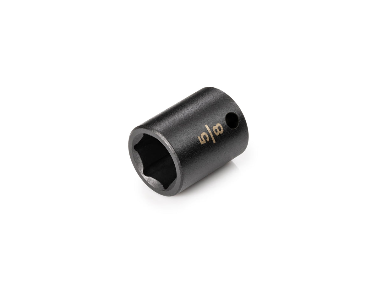3/8 Inch Drive x 5/8 Inch Shallow 6-Point Impact Socket