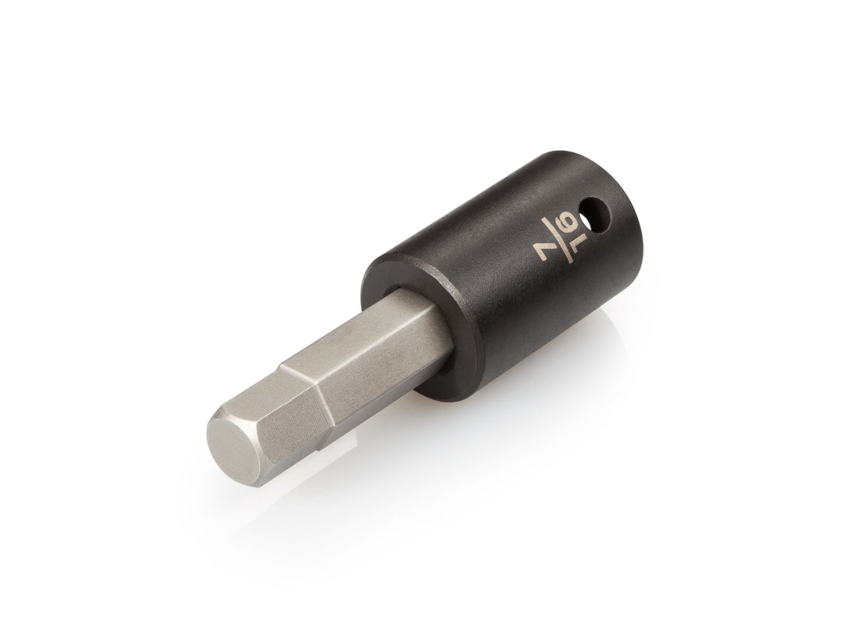 1/2 Inch Drive x 7/16 Inch Hex Impact Bit Socket