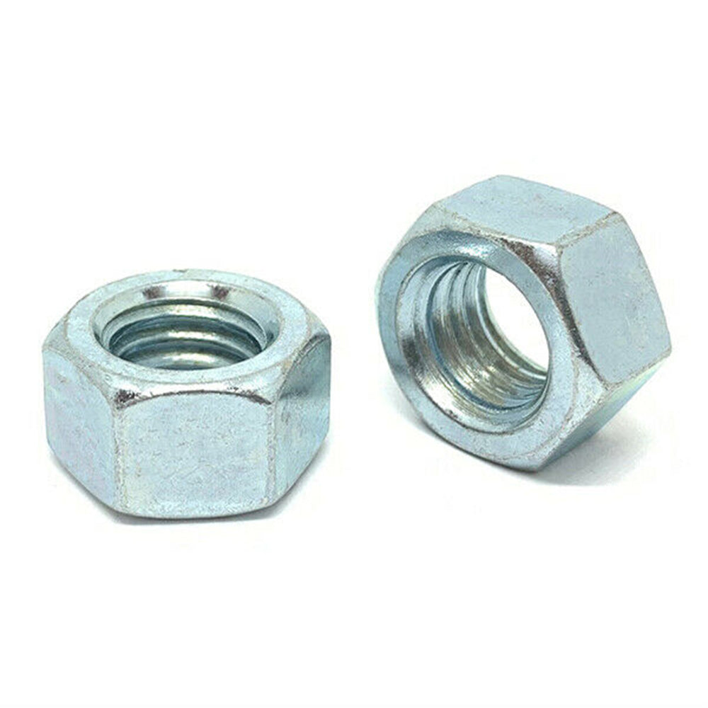 1/4"-28 Grade 5 Finished Hex Nuts Zinc Clear