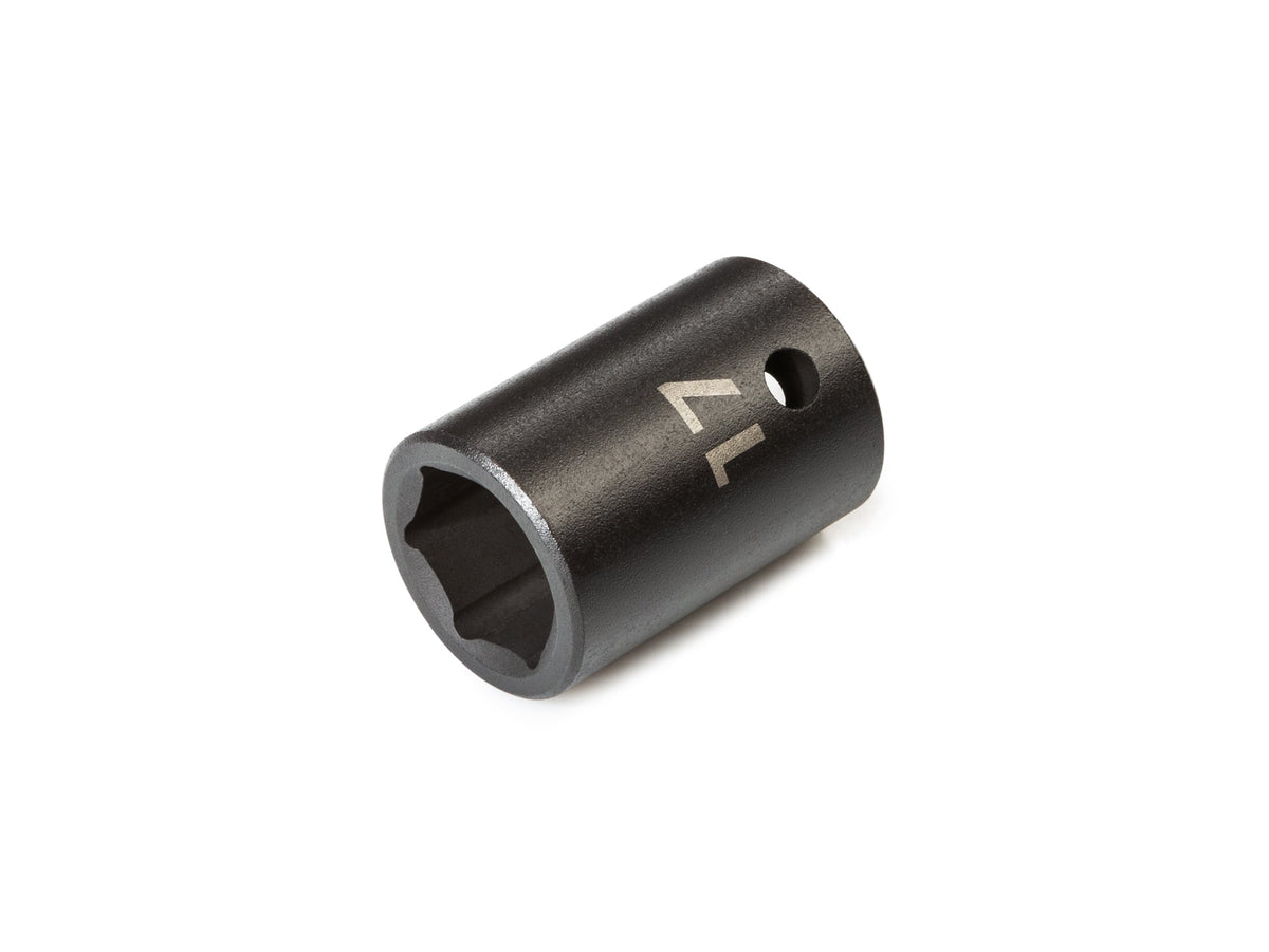 1/2 Inch Drive x 17 mm Shallow 6-Point Impact Socket