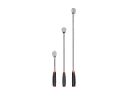 1/2 Inch Drive Non-Quick-Release Comfort Grip Ratchet Set, 3-Piece (10-1/2, 18, 24 in.)