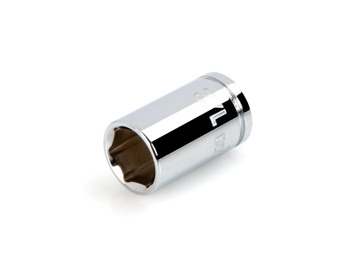 3/8 Inch Drive x 1/2 Inch Shallow 6-Point Socket