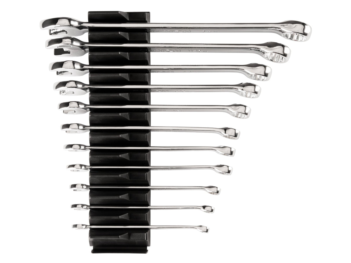Combination Wrench Set with Modular Organizers, 11-Piece (1/4-3/4 in.)