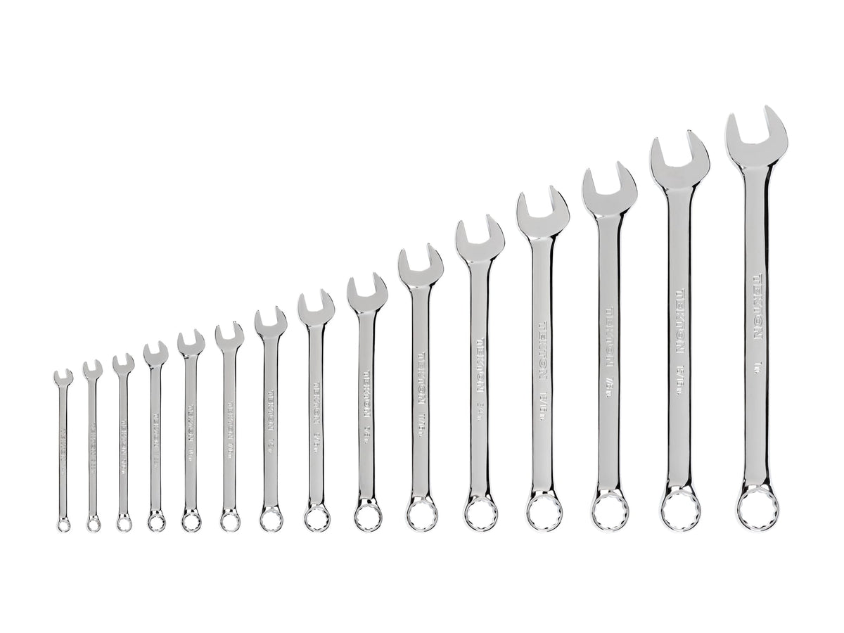Combination Wrench Set, 15-Piece (1/4-1 in.)