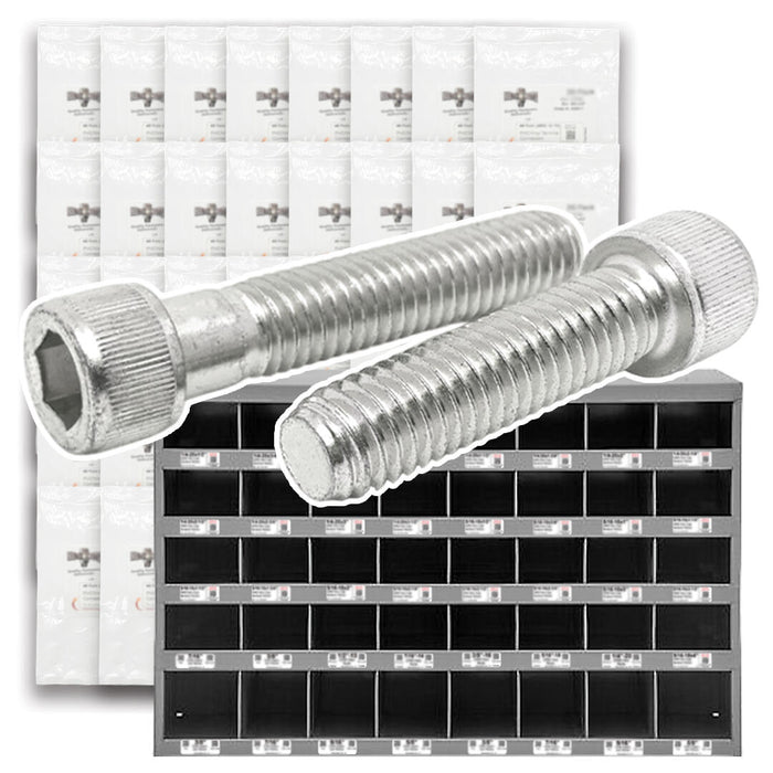 Stainless Steel Socket Head Cap Screws - 1656 PCS