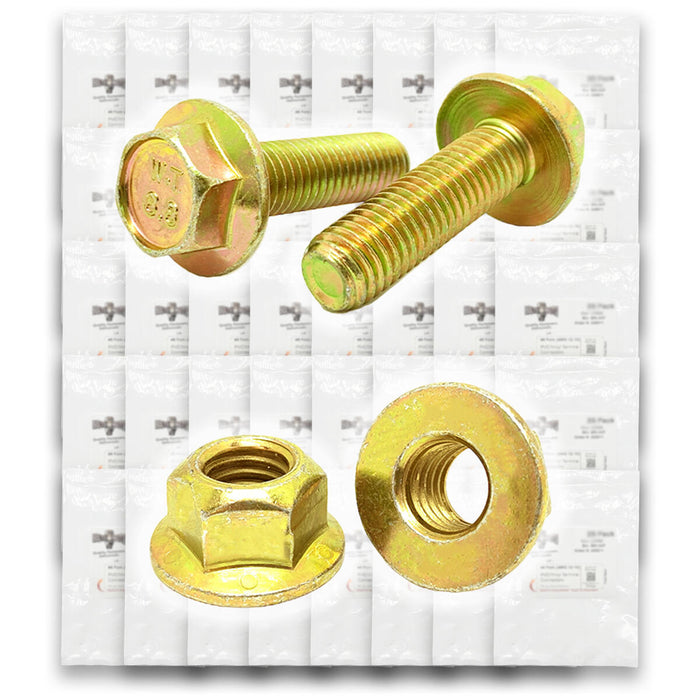 Metric Class 8.8 Hex Flange Bolts & Nuts Assortment - 764 PCS