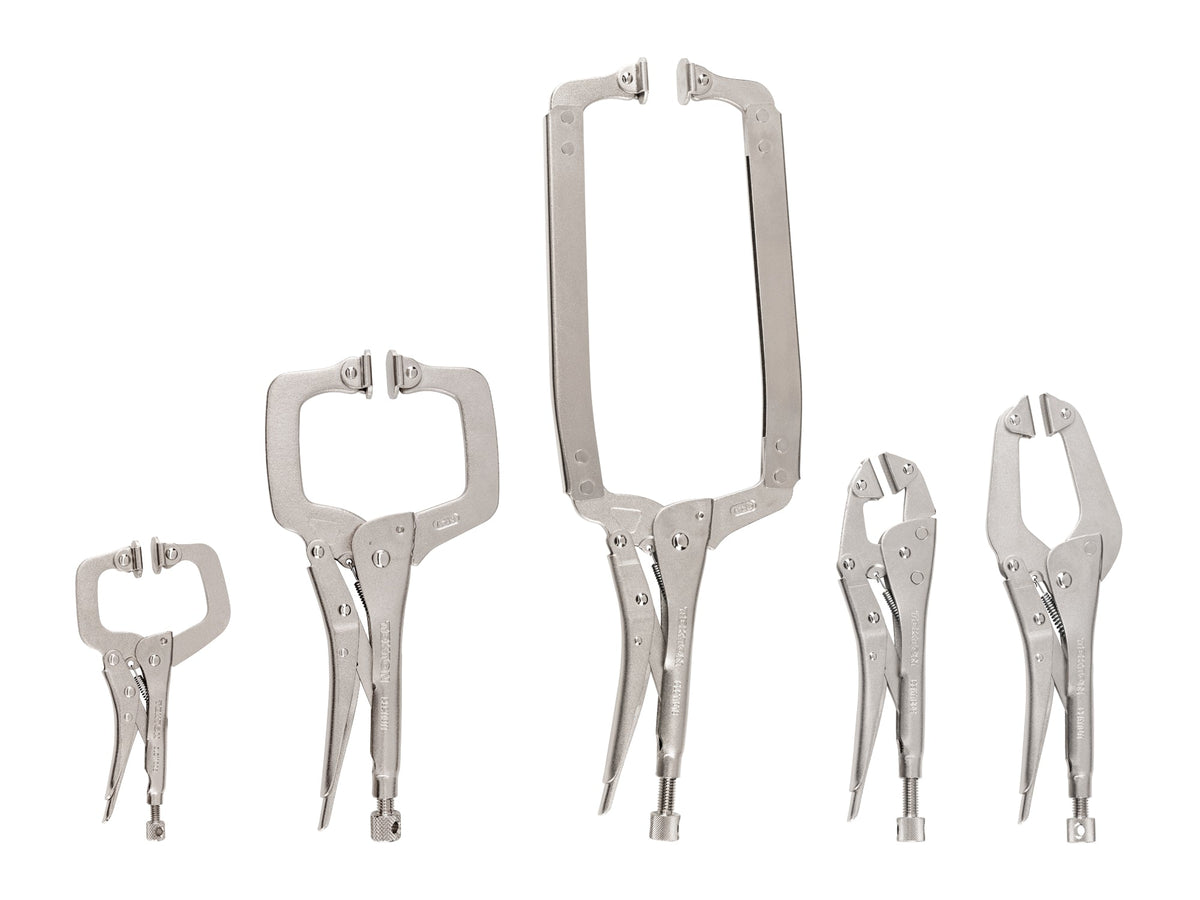 Swivel Pad Locking Clamp Set (5-Piece)